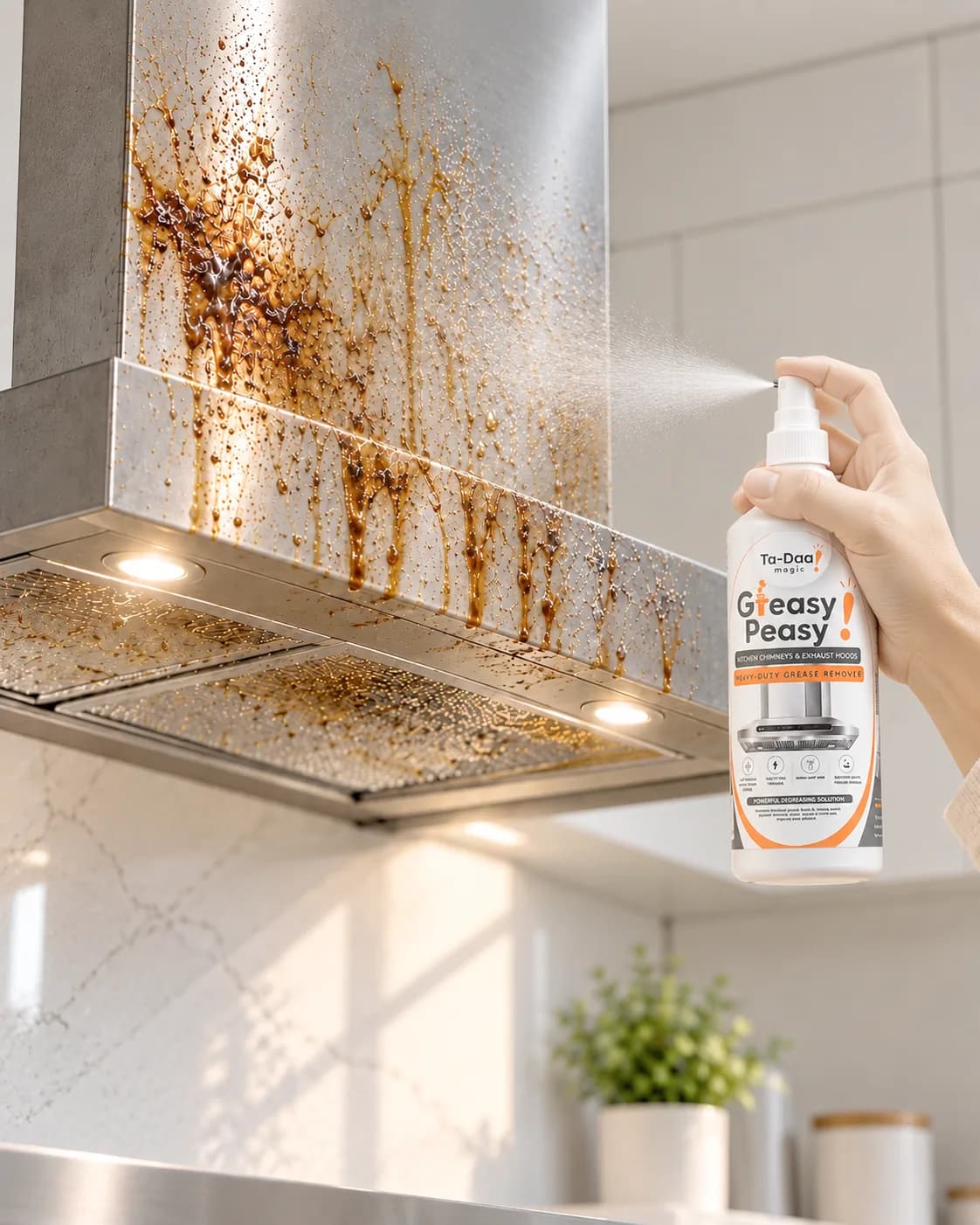 Spray it cold.
